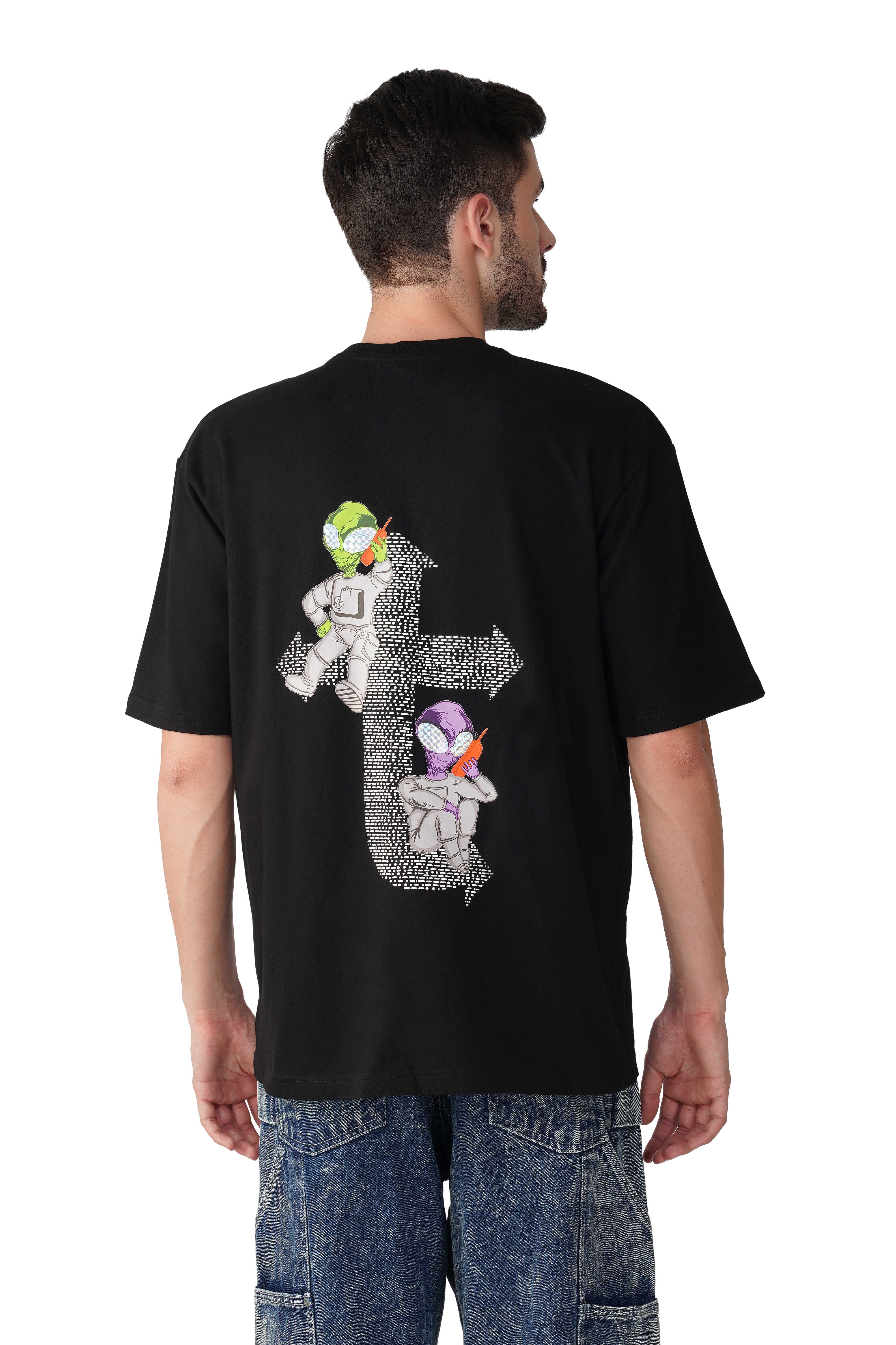 CONVERSATION BLACK TSHIRT