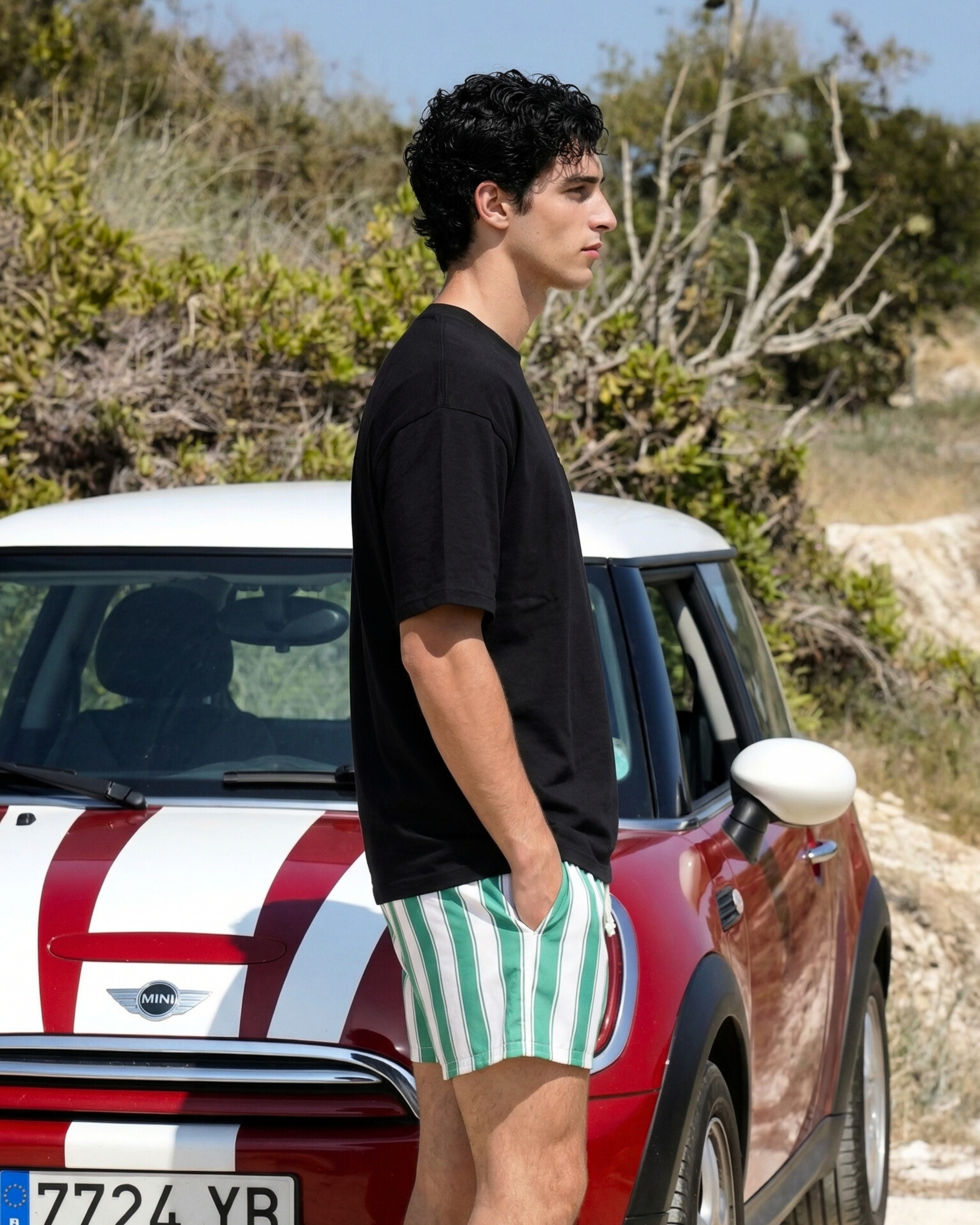 Cannes Beach Surfer Black