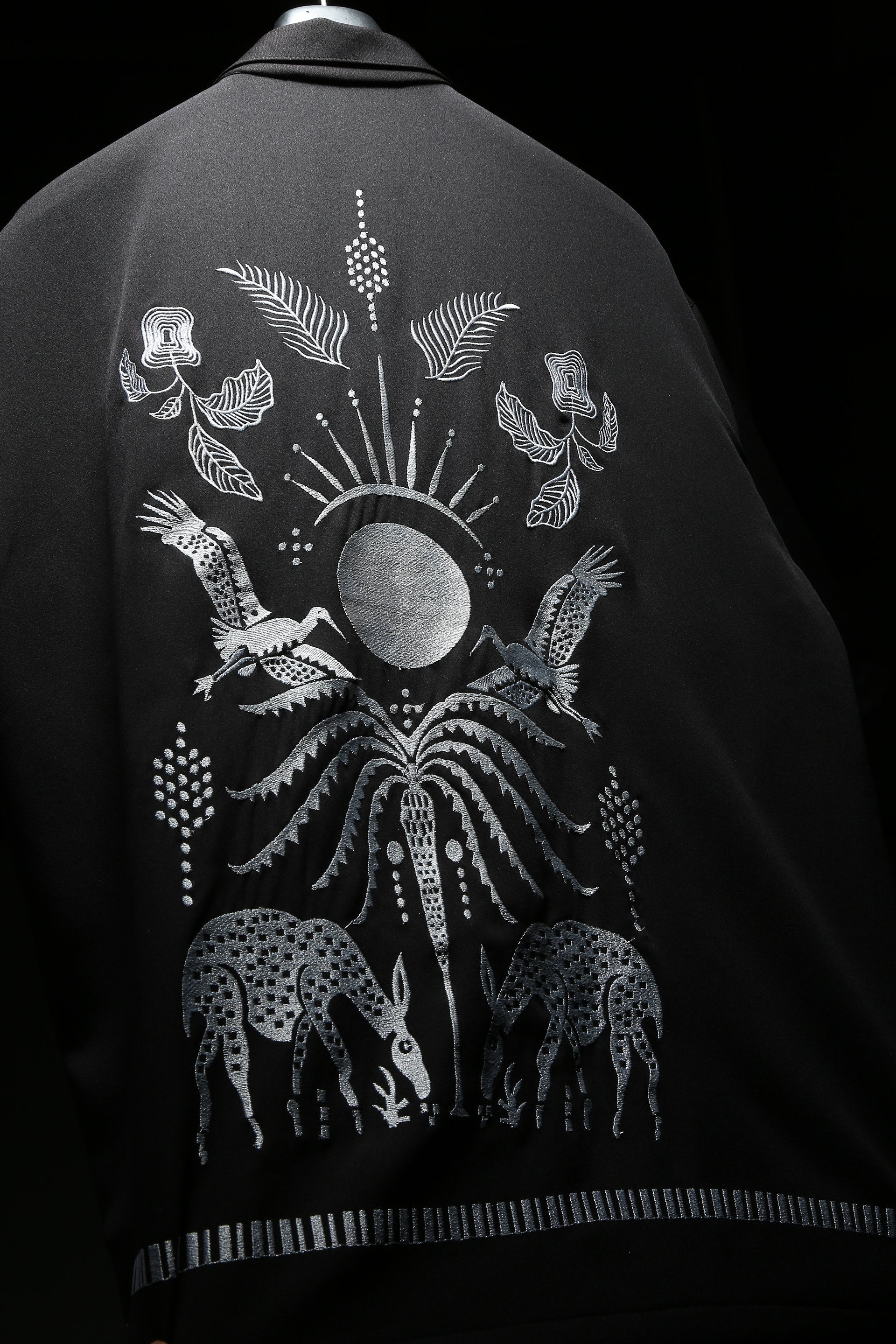 Sound of Silence Black Bowling Shirt