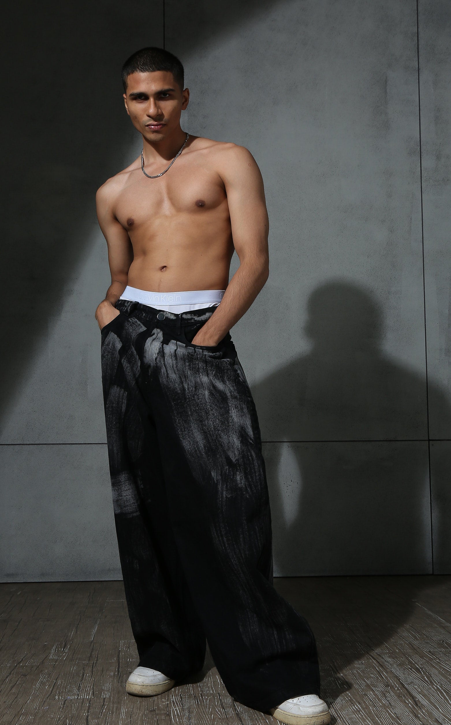 Brushed Baggy Denims