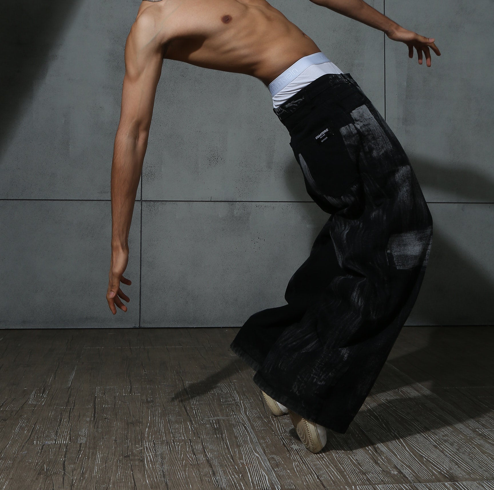 Brushed Baggy Denims