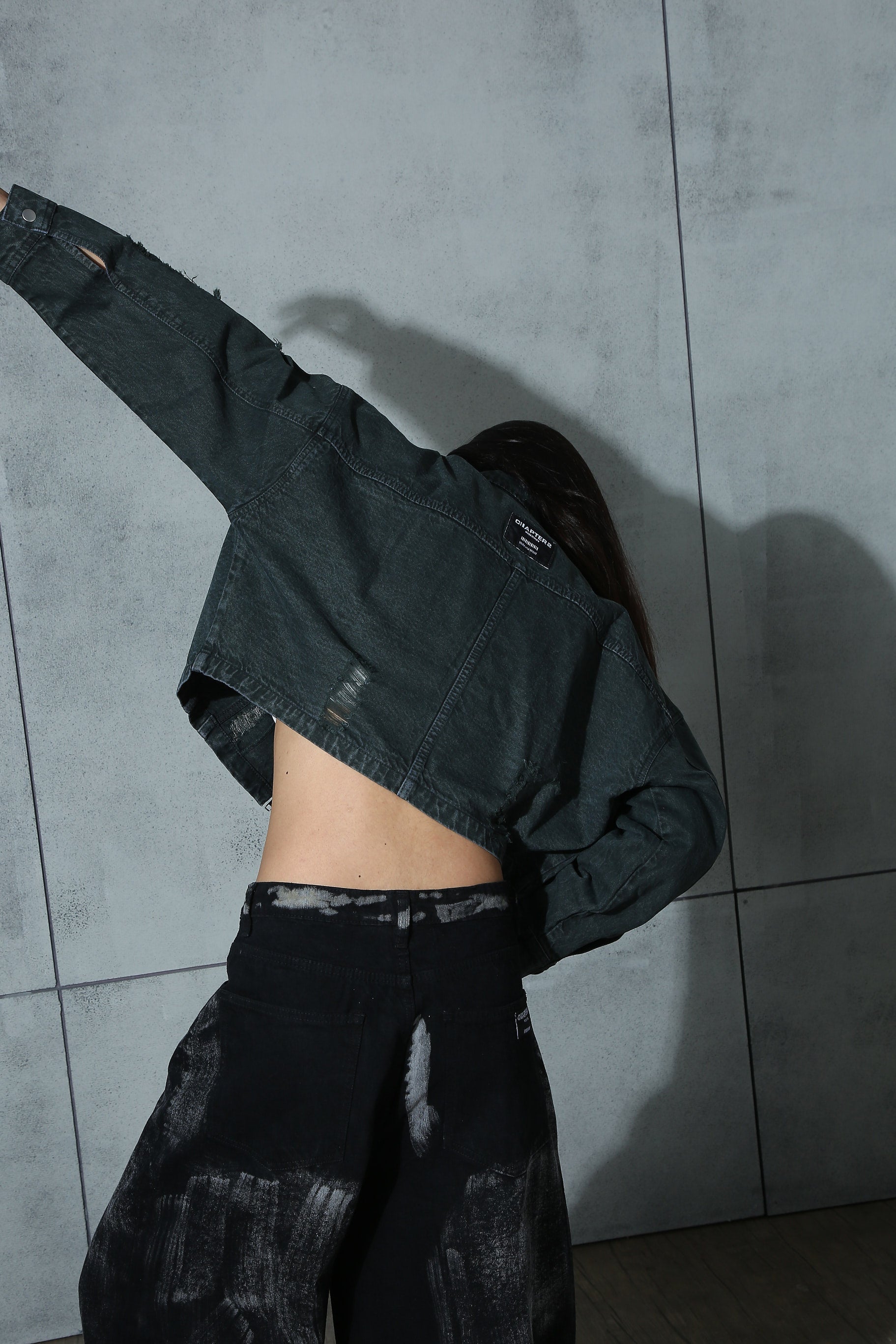 Lilac & Olive Cropped Jacket-Pack of 2