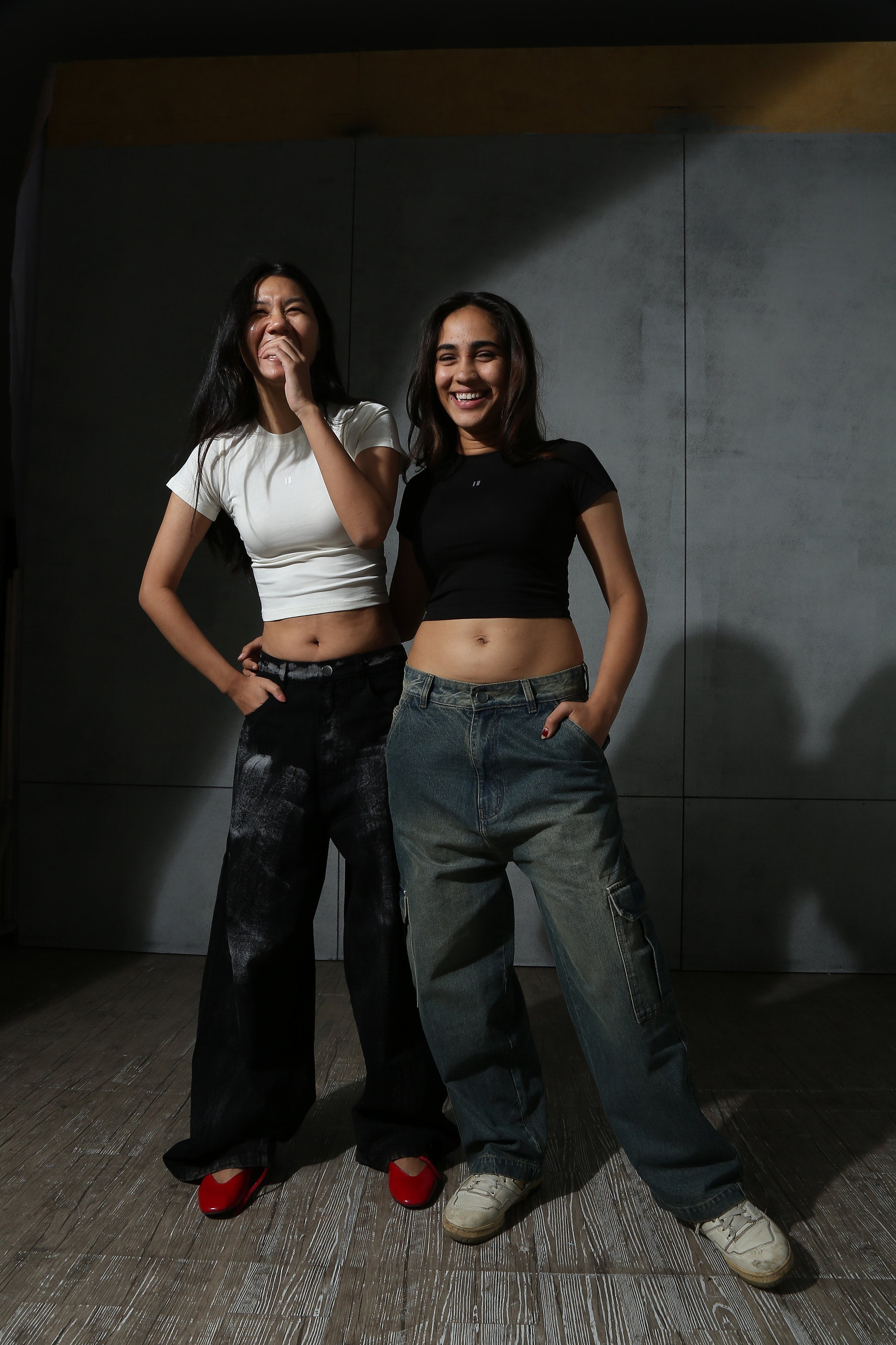 Baby Tee Black & Off white pack of 2