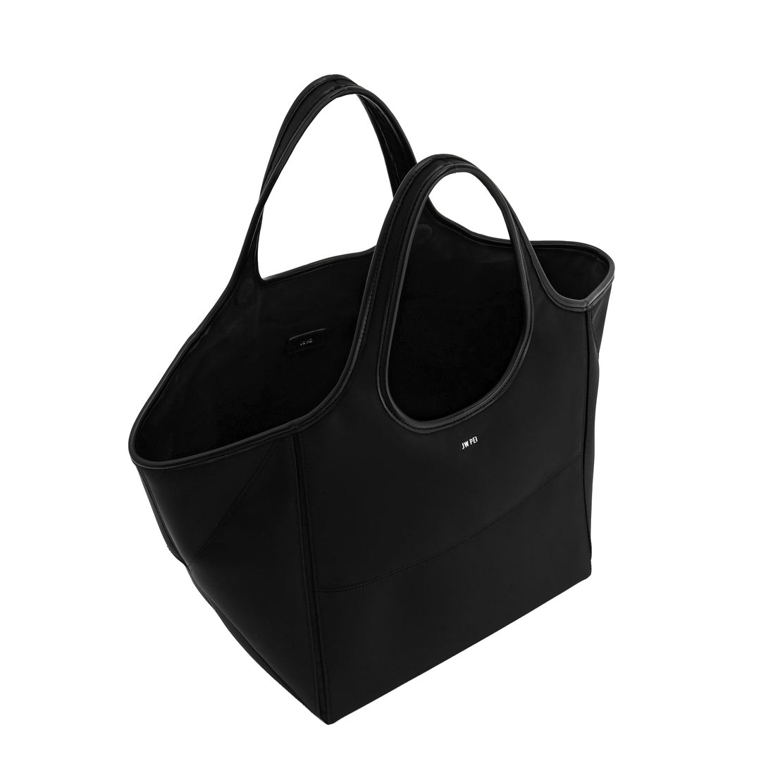 JW PEI Eliana Nylon Tote Bag - Black
