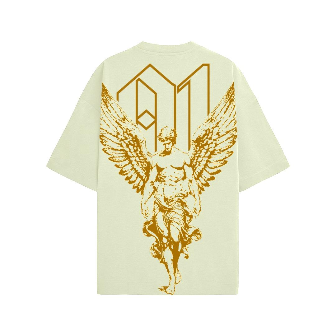 Rebel Angel Oversized T-Shirt - (Off-White)