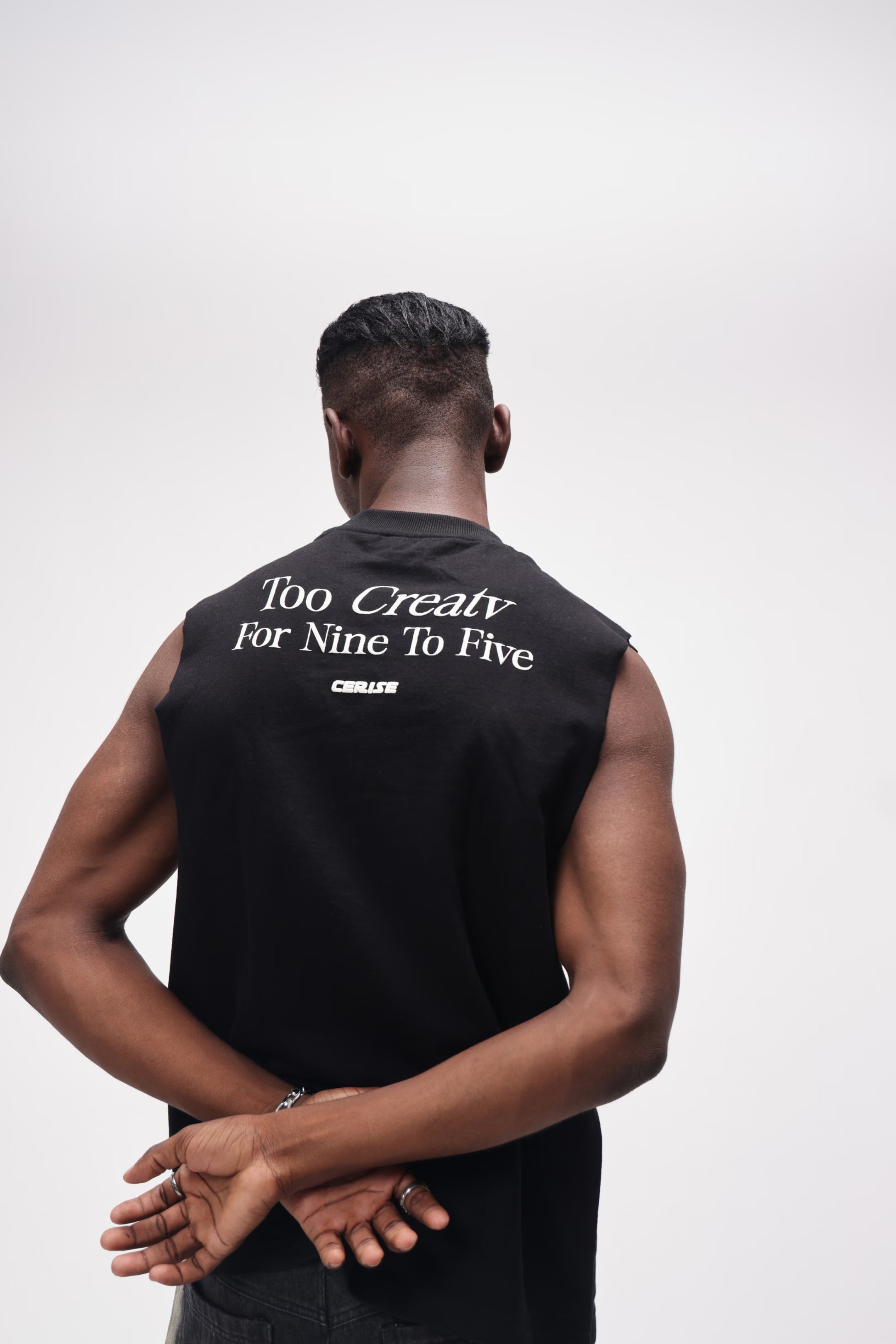 CERISE MUSCLE TEE - TOO CREATV