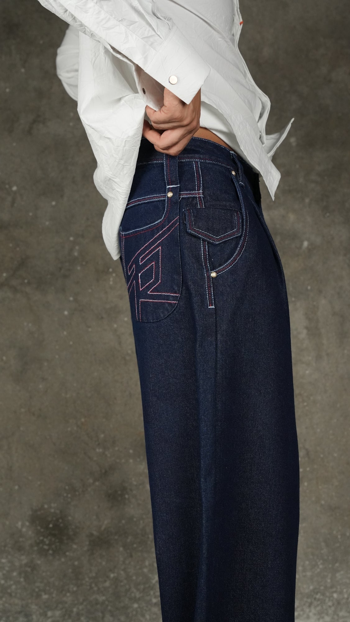 Washed Jeans Masti indigo - RTW