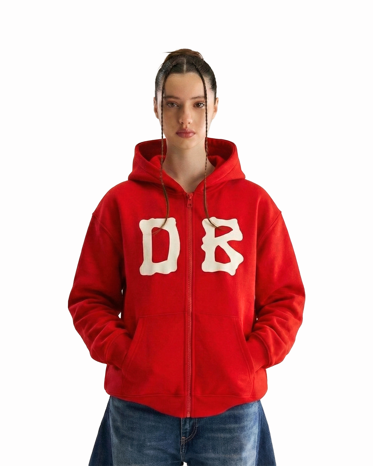 Bone Zipper Red