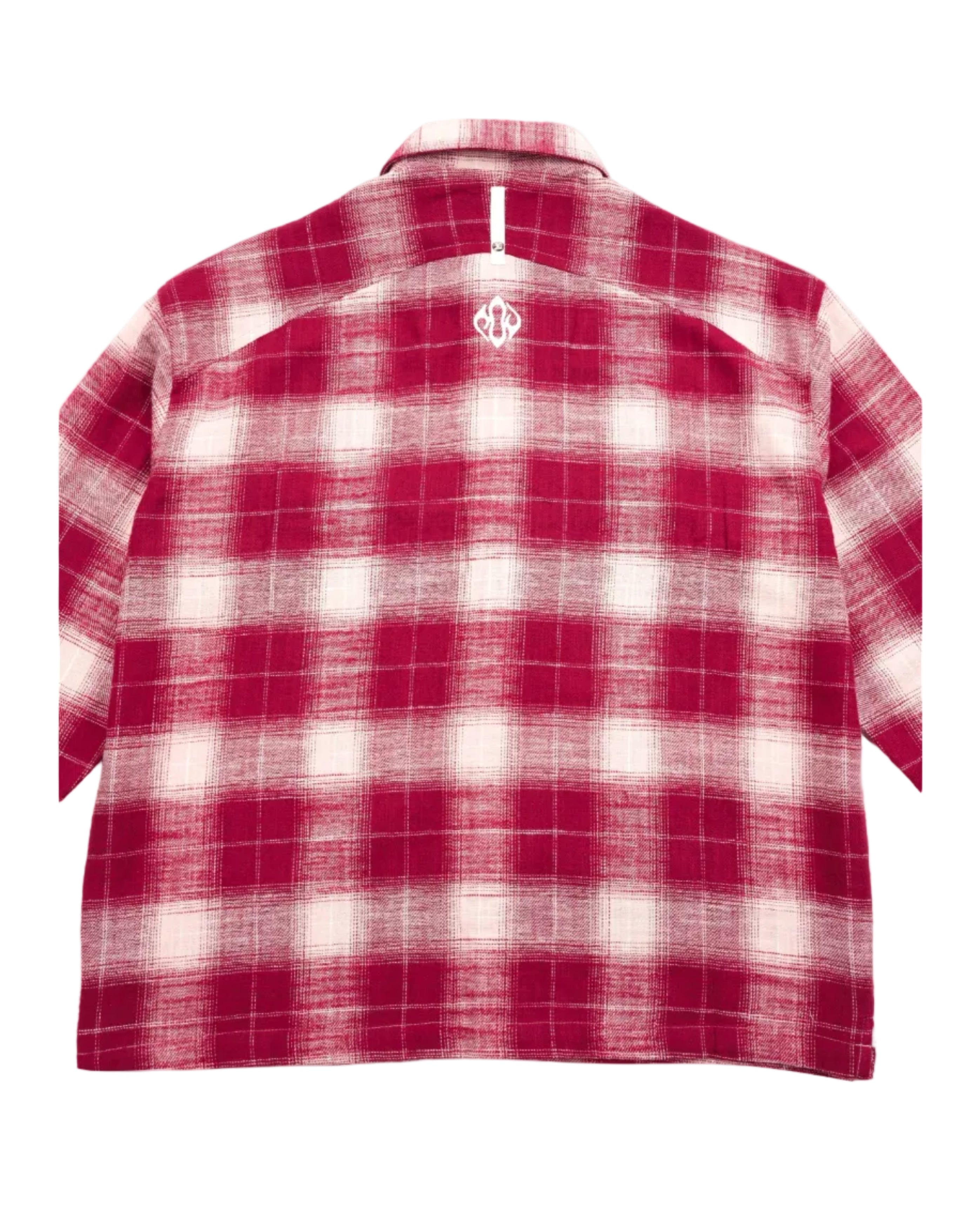 Ninja Red white flannel Shirt