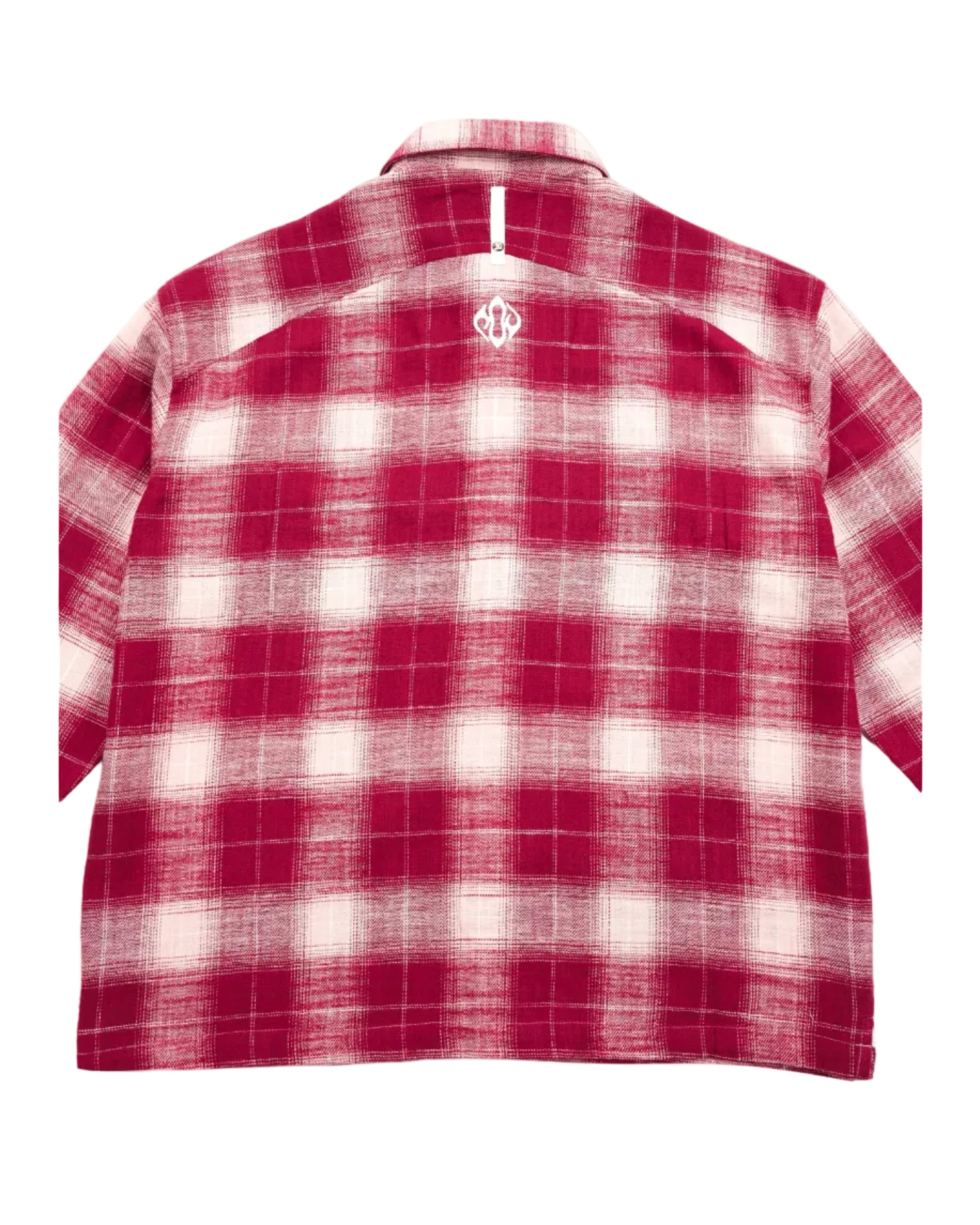 Ninja Red white flannel Shirt