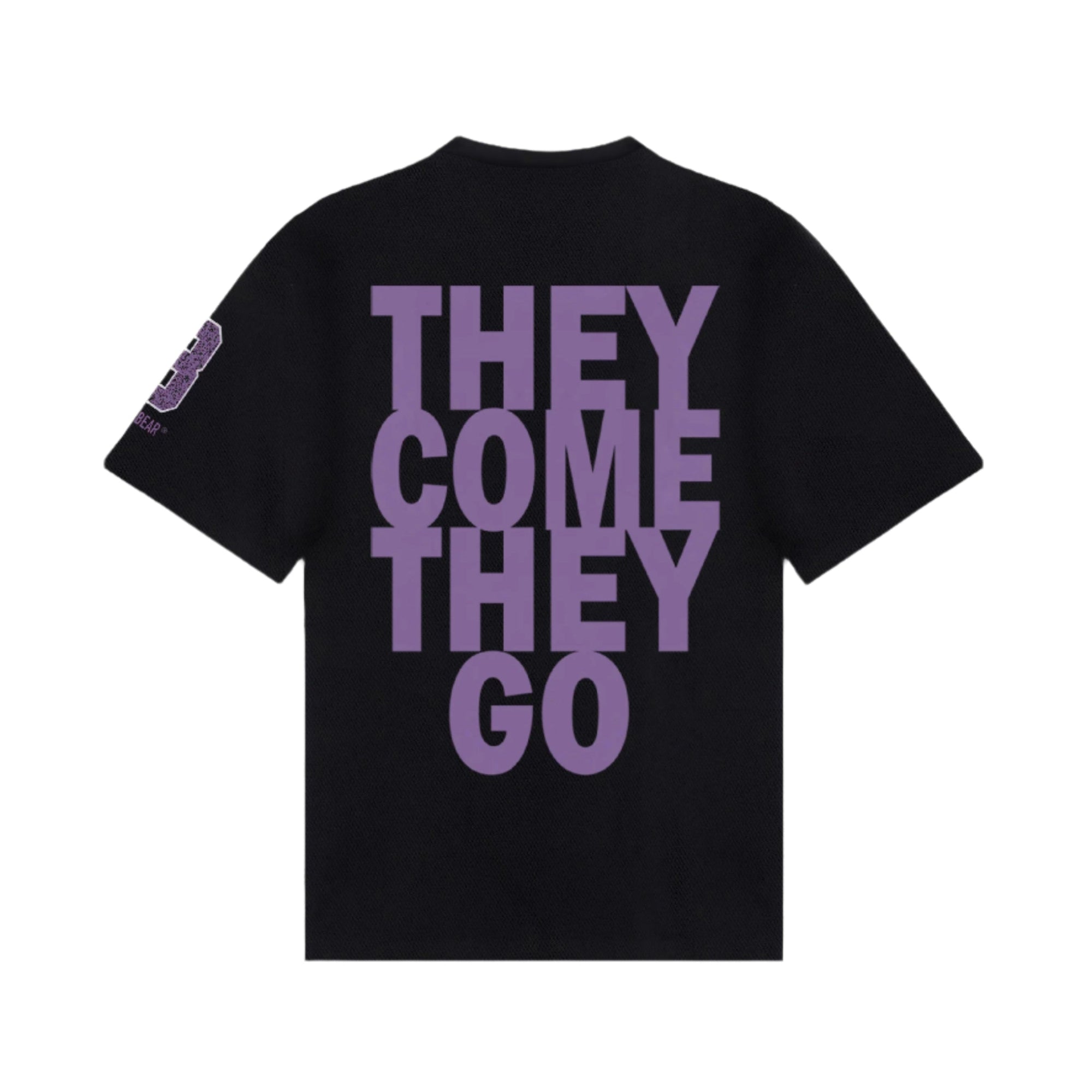 They Come They Go Black Tee