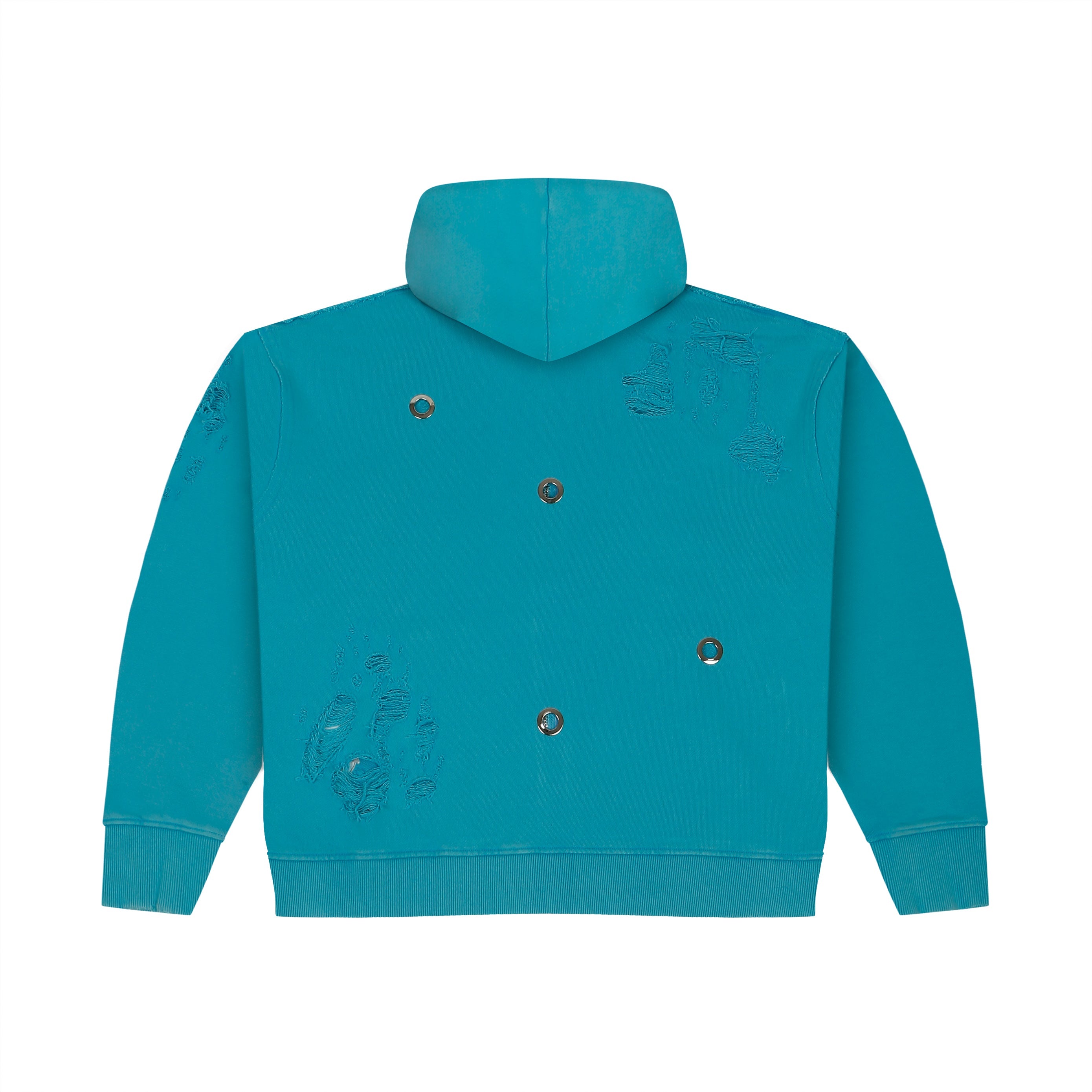 ZIPPER HOODIE - MINERAL “RIVET”