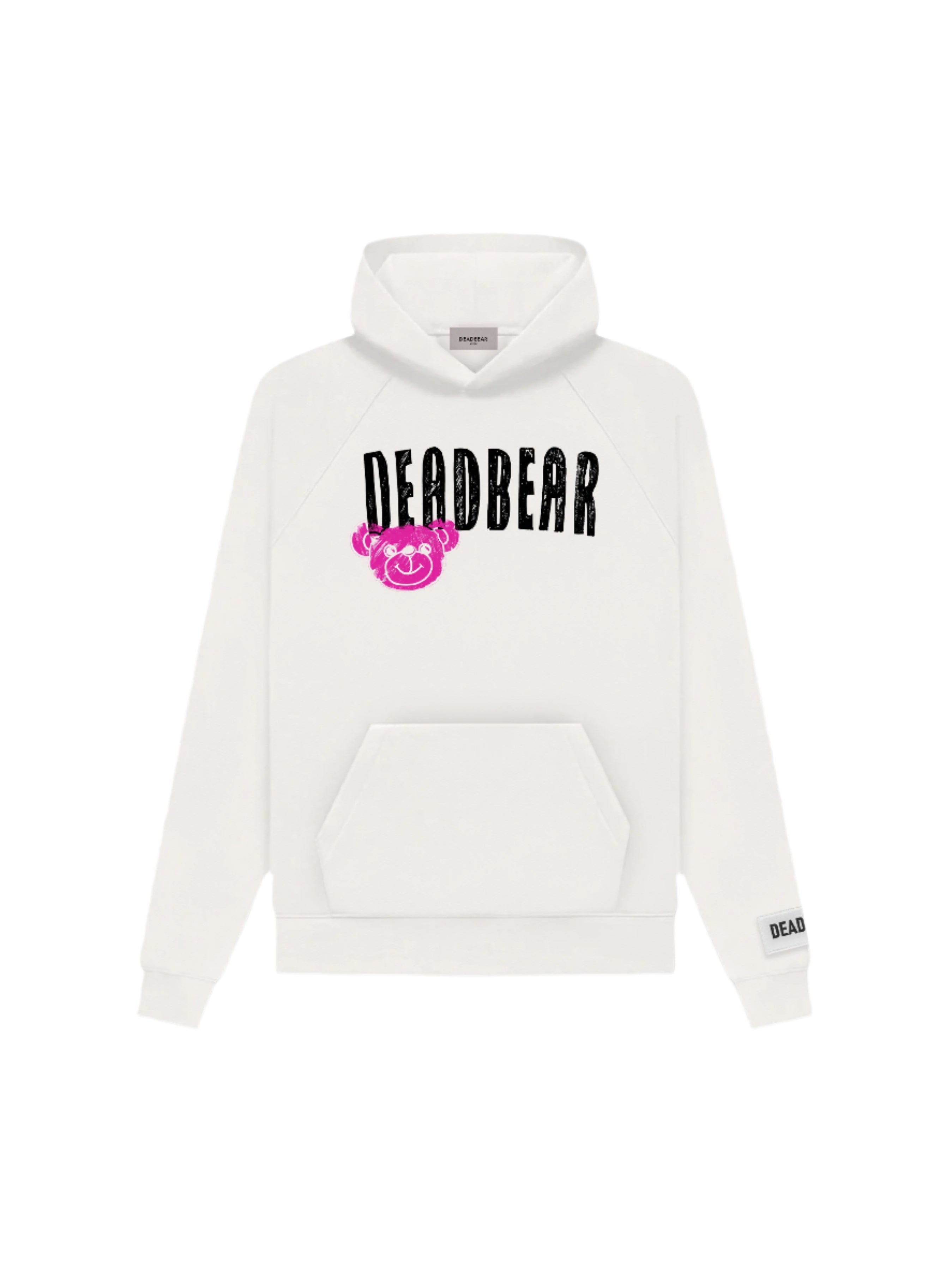 Cream White Graphic Hoodie