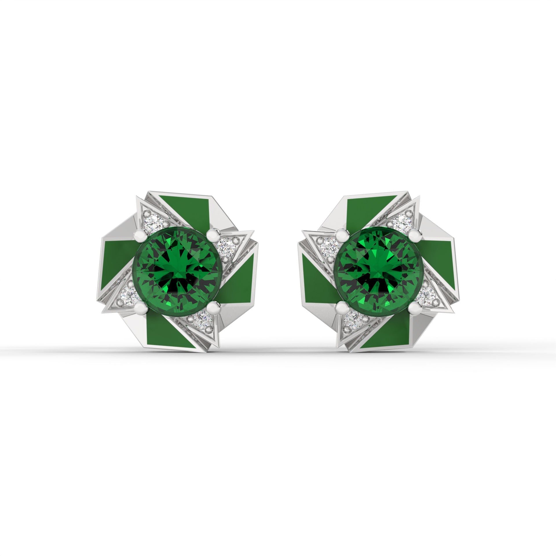 VORTEX STUDS (Green)