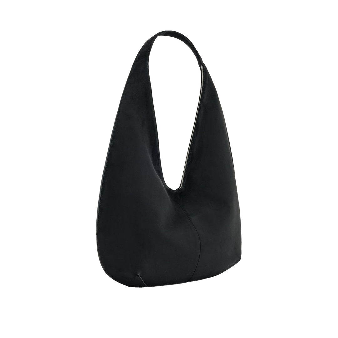 JW PEI Dara Faux Suede Hobo Bag - Black