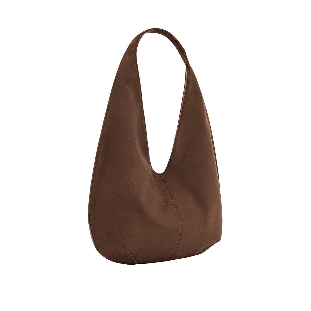 JW PEI Dara Faux Suede Hobo Bag - Mocha Brown