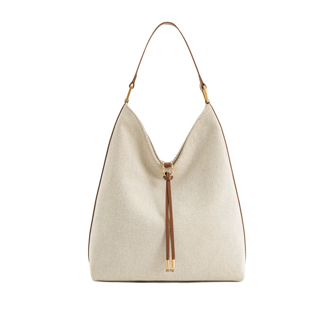 JW PEI Aria Shoulder Bag - Brown Canvas
