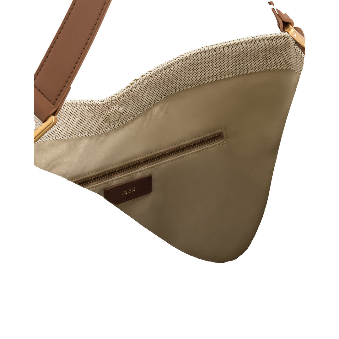 JW PEI Aria Shoulder Bag - Brown Canvas