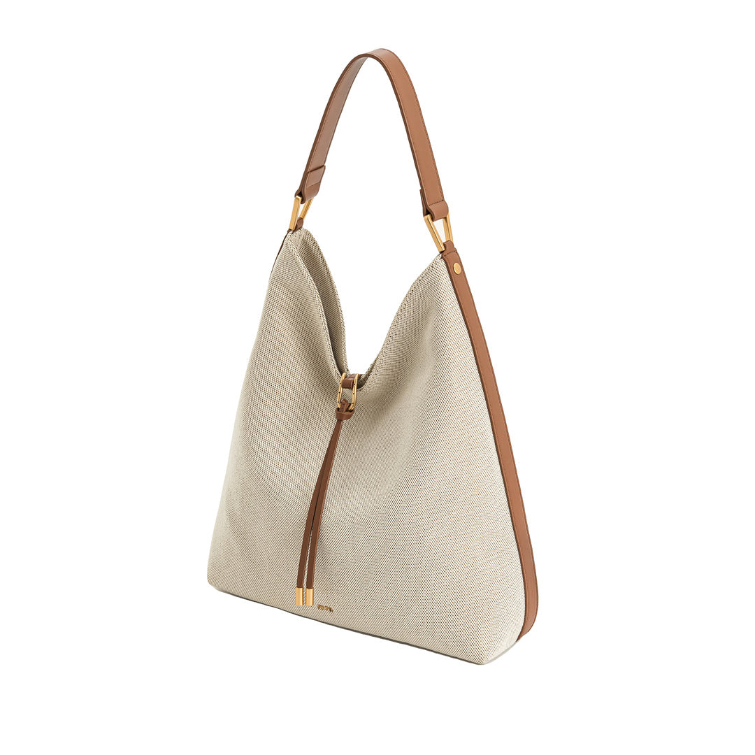 JW PEI Aria Shoulder Bag - Brown Canvas