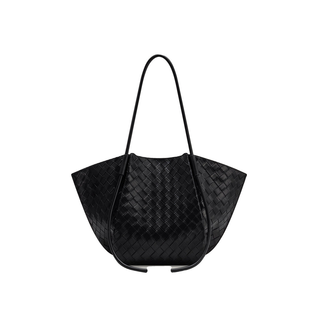 JW PEI Nala Wide Weave Texture Tote Bag - Black