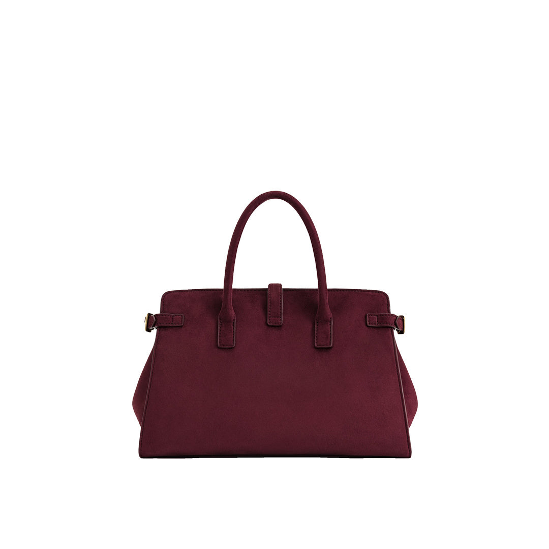 JW PEI Saige Faux Suede Tote Bag - Burgundy