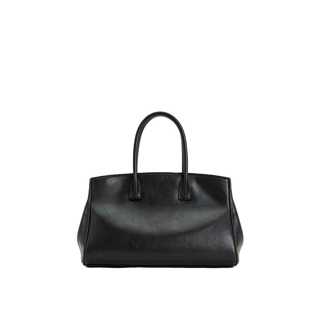 JW PEI Ziva Metal Lock Decoration Tote Bag - Black
