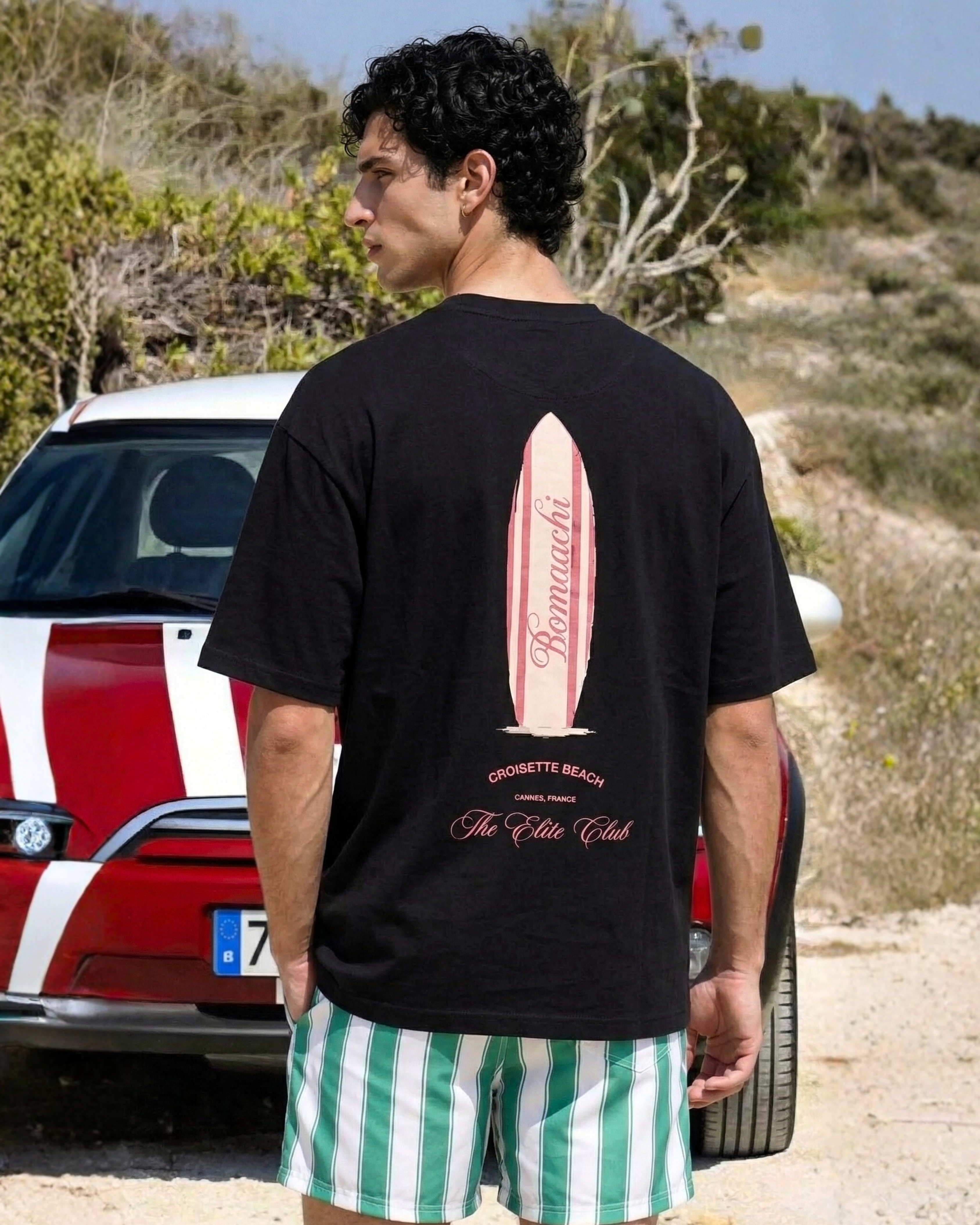 Cannes Beach Surfer Black