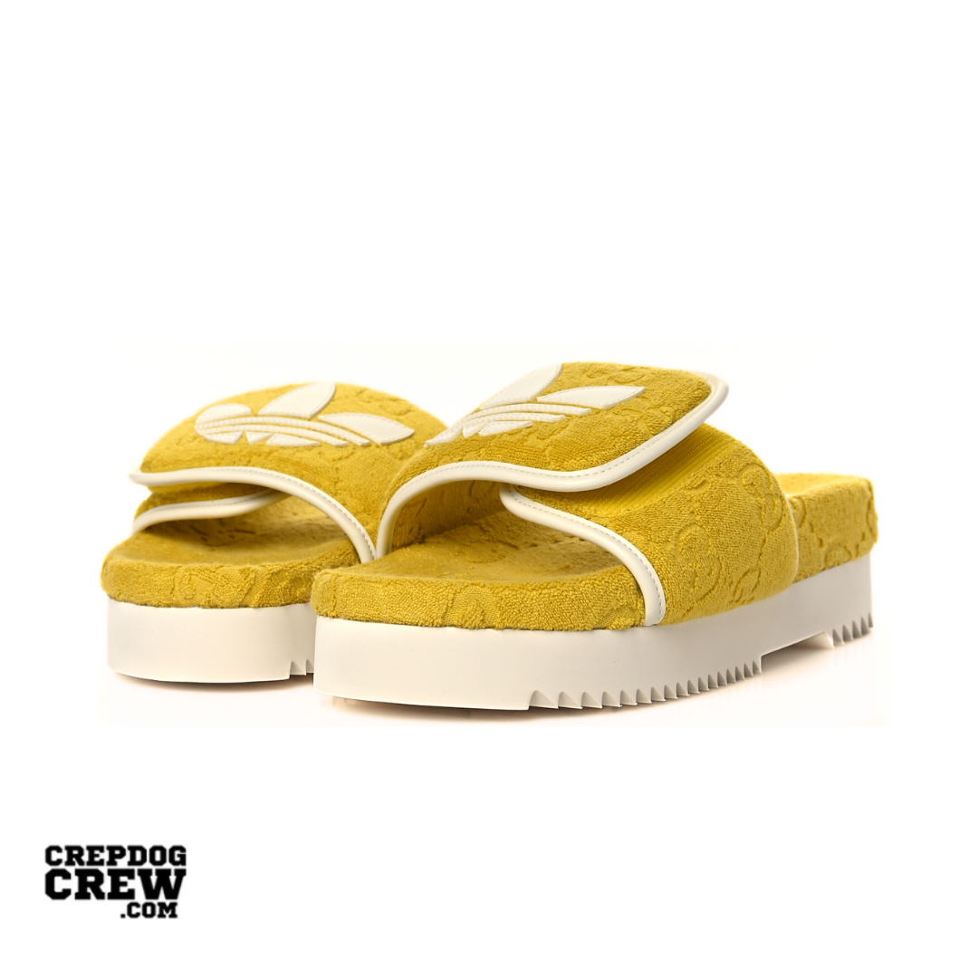 adidas x Gucci GG Platform Sandal Yellow