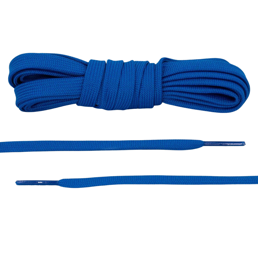 Royal Blue Flat Shoelaces | Jordan Shoelaces, Nike Shoelaces, Air Force 1 Shoelaces By KNOTTY