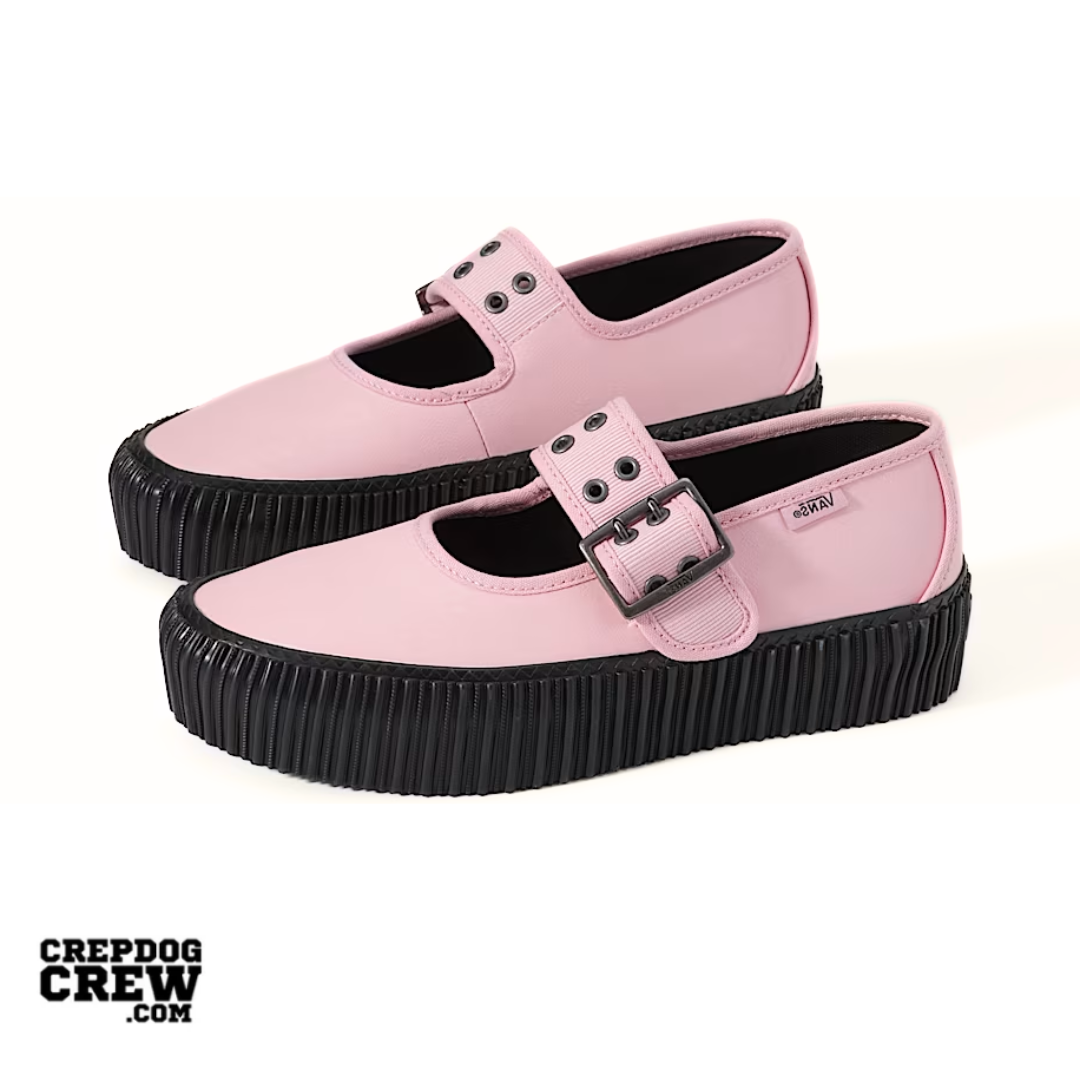 Mary Jane Creeper Shoe Coral Blush Pink