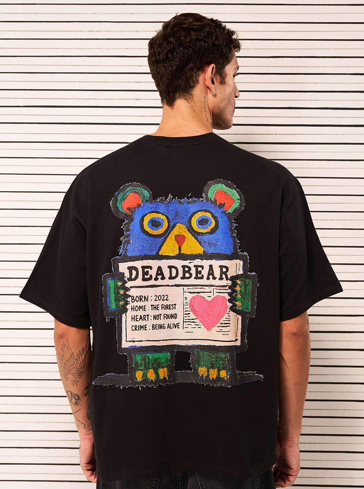 Mugshot Tee Black