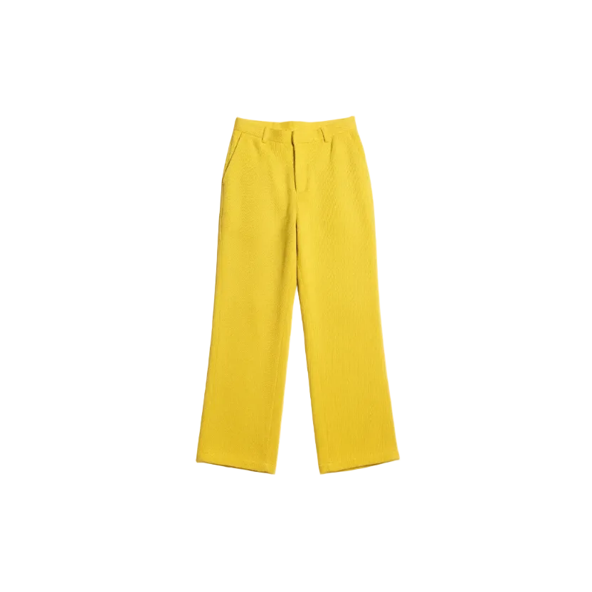 Yellow Yarn Hand Woven - Pants