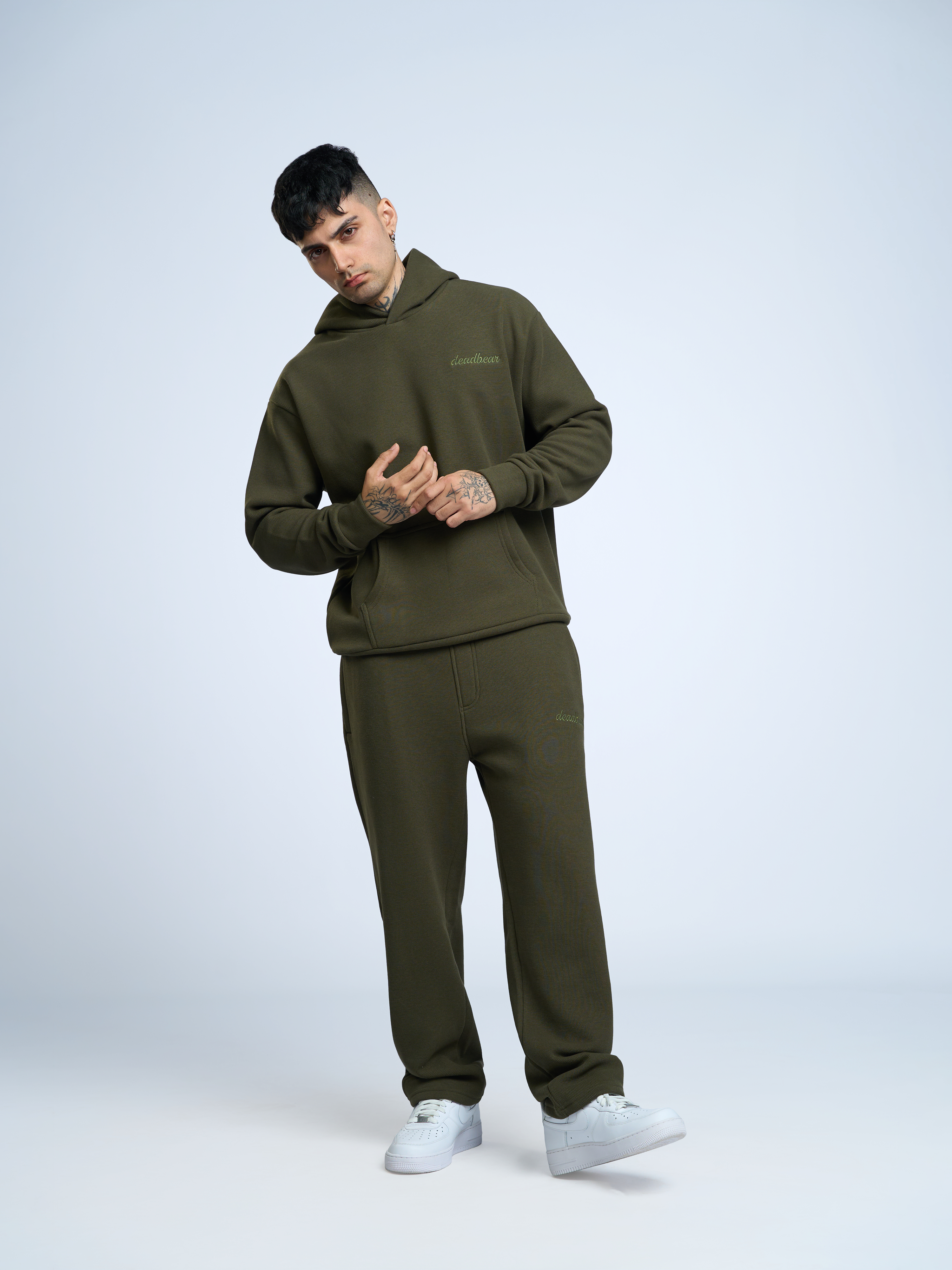 Co-ord Hoodie Olive