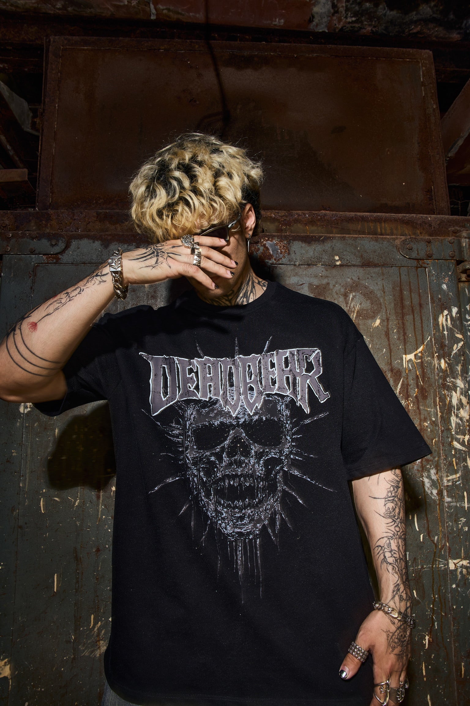 Spikehead Tee Black