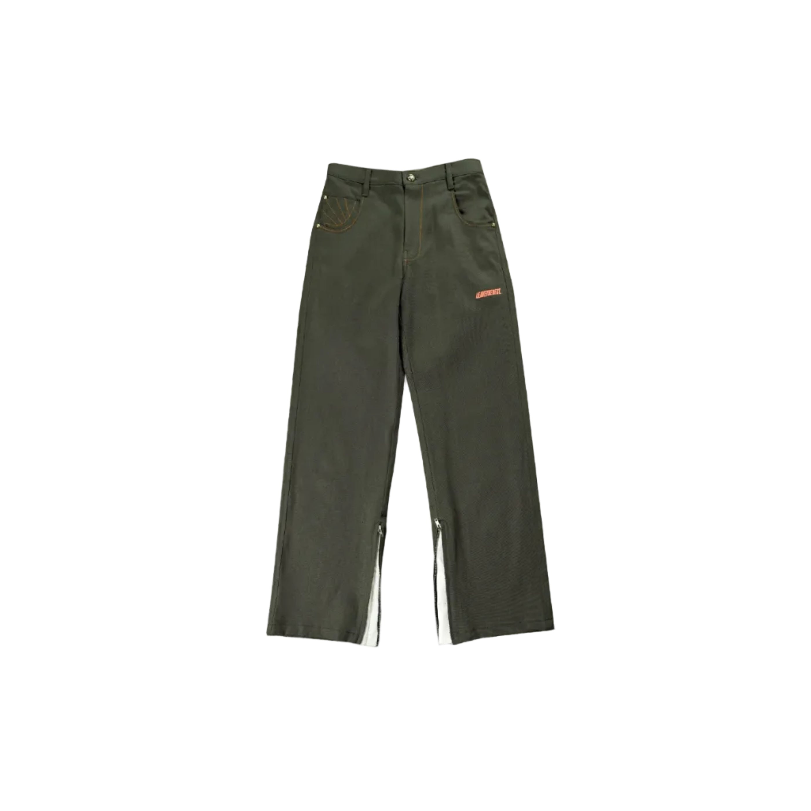 Sunrise Raw Jeans-Army Green