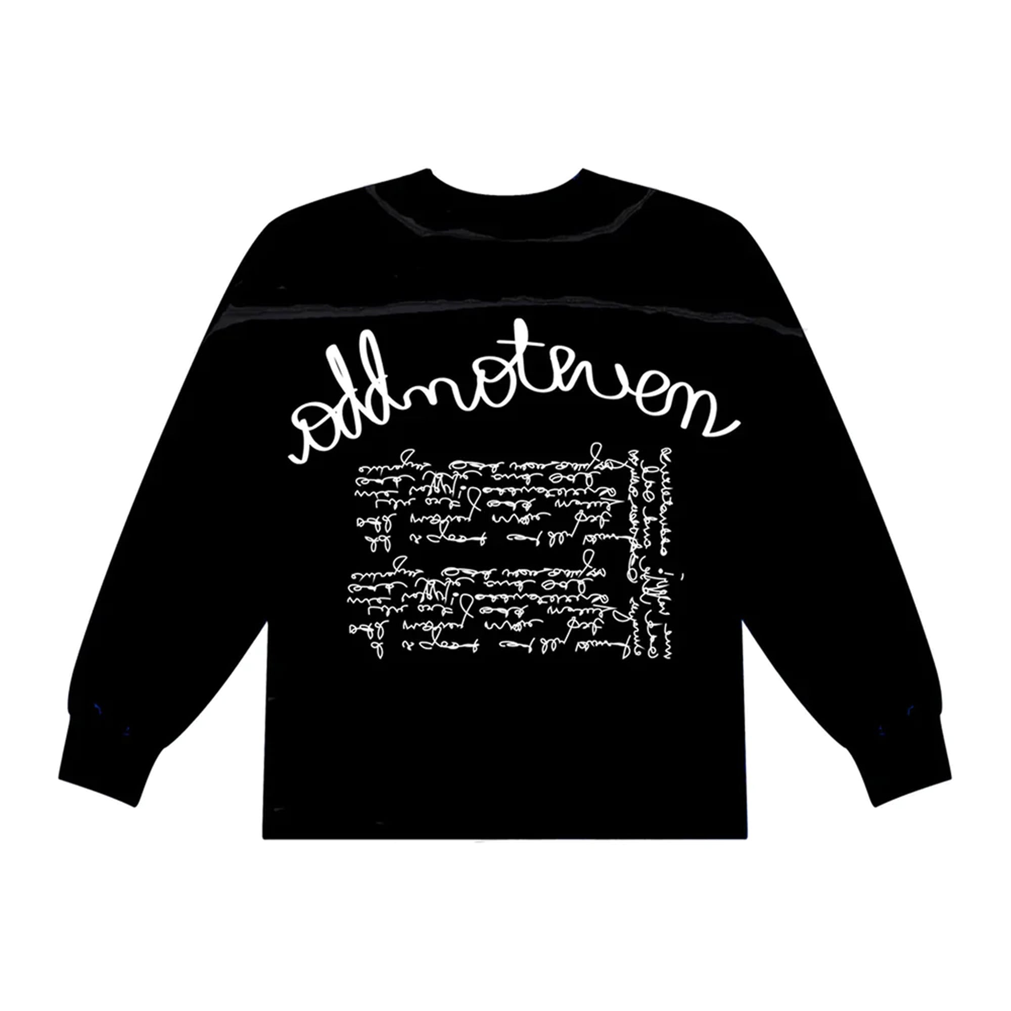 Black Scribble Sweatshirt