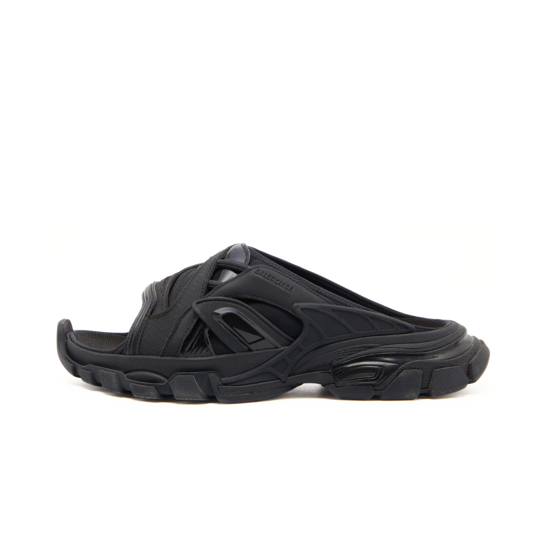 BALENCIAGA TRACK SLIDE SANDAL BLACK