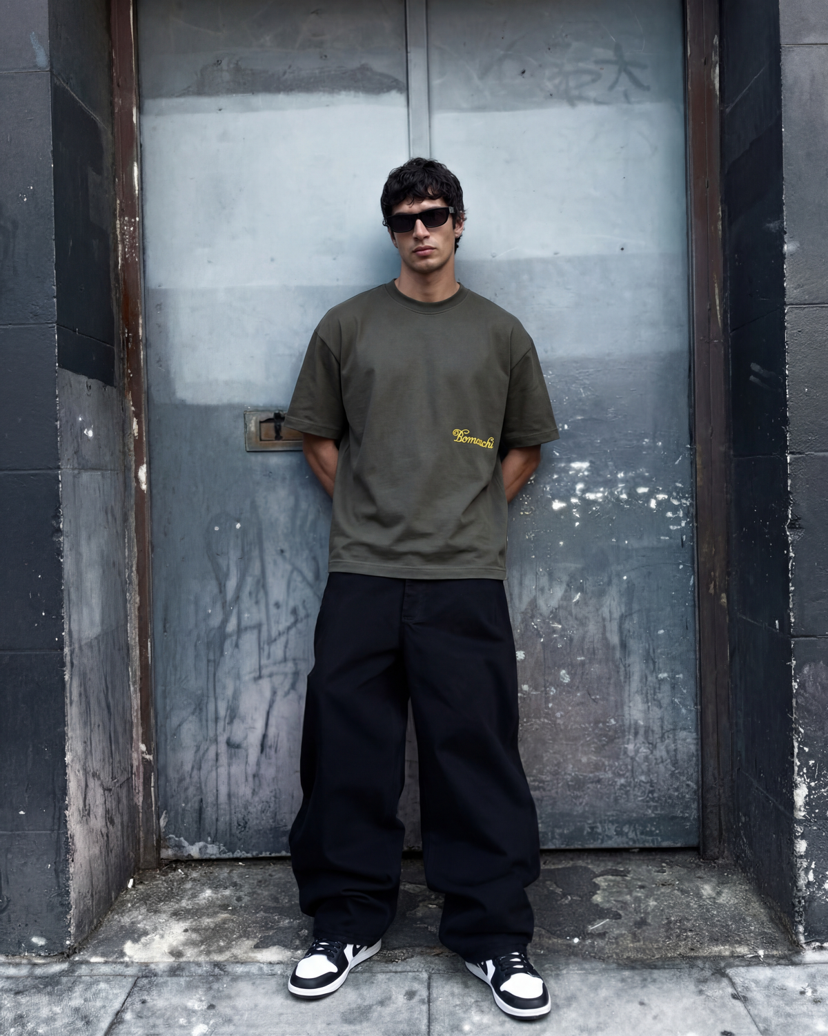Blank Dark Grey Green T-shirt