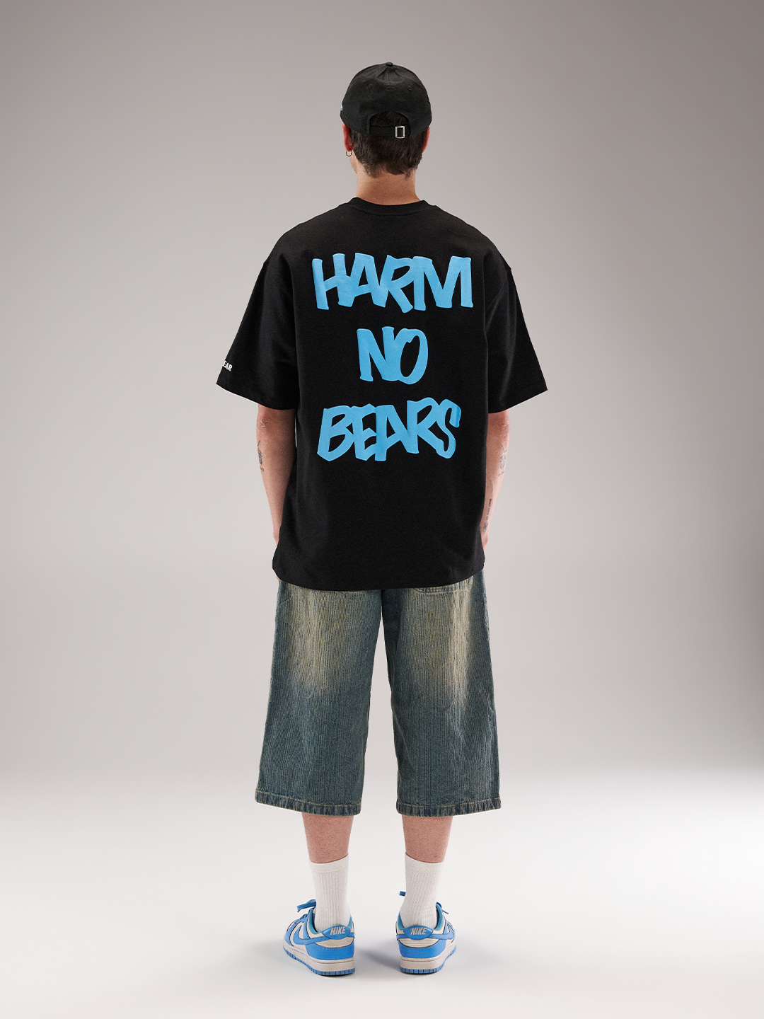 Harm No Bear Tee Black 2.0