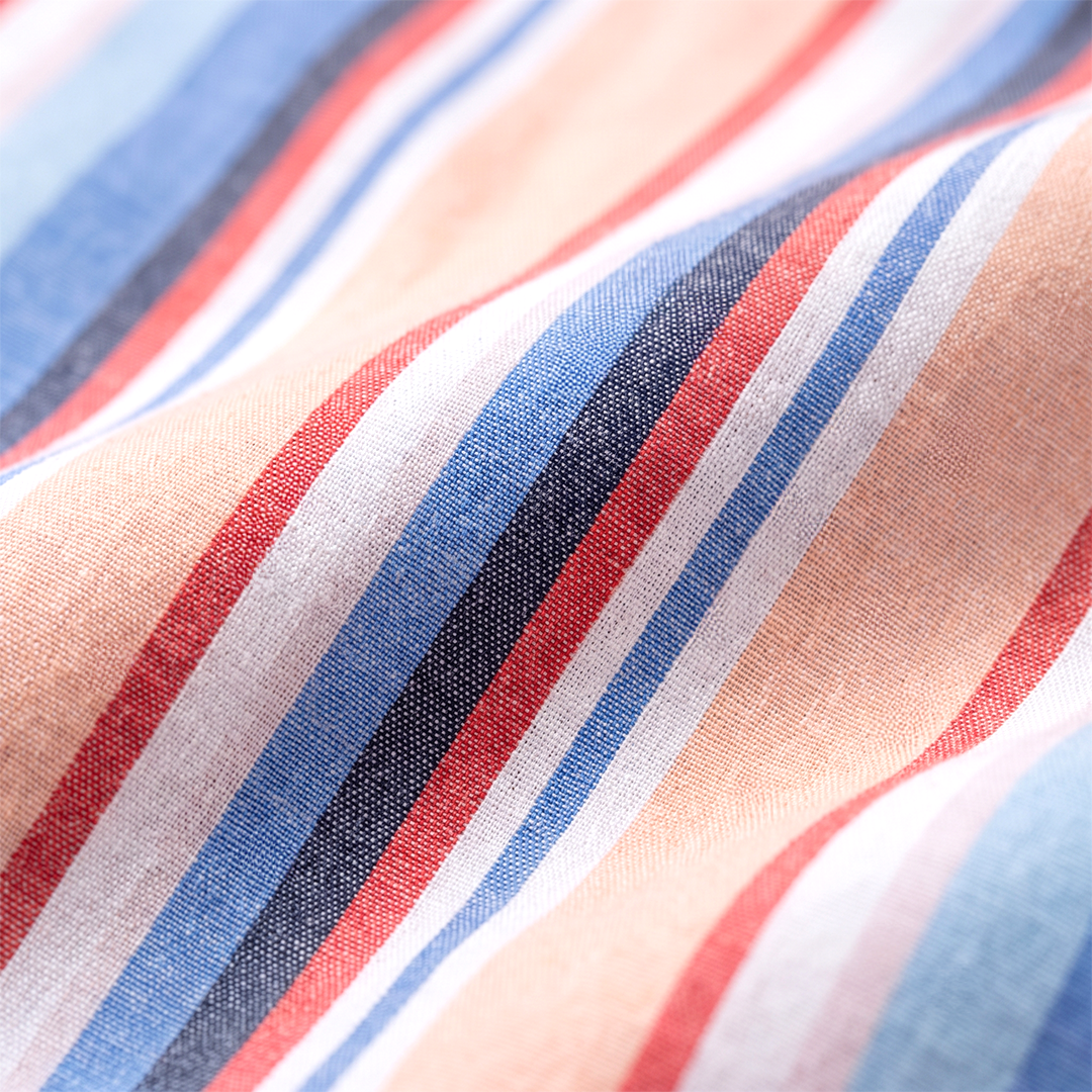 Seersucker Shirt in Race Stripes