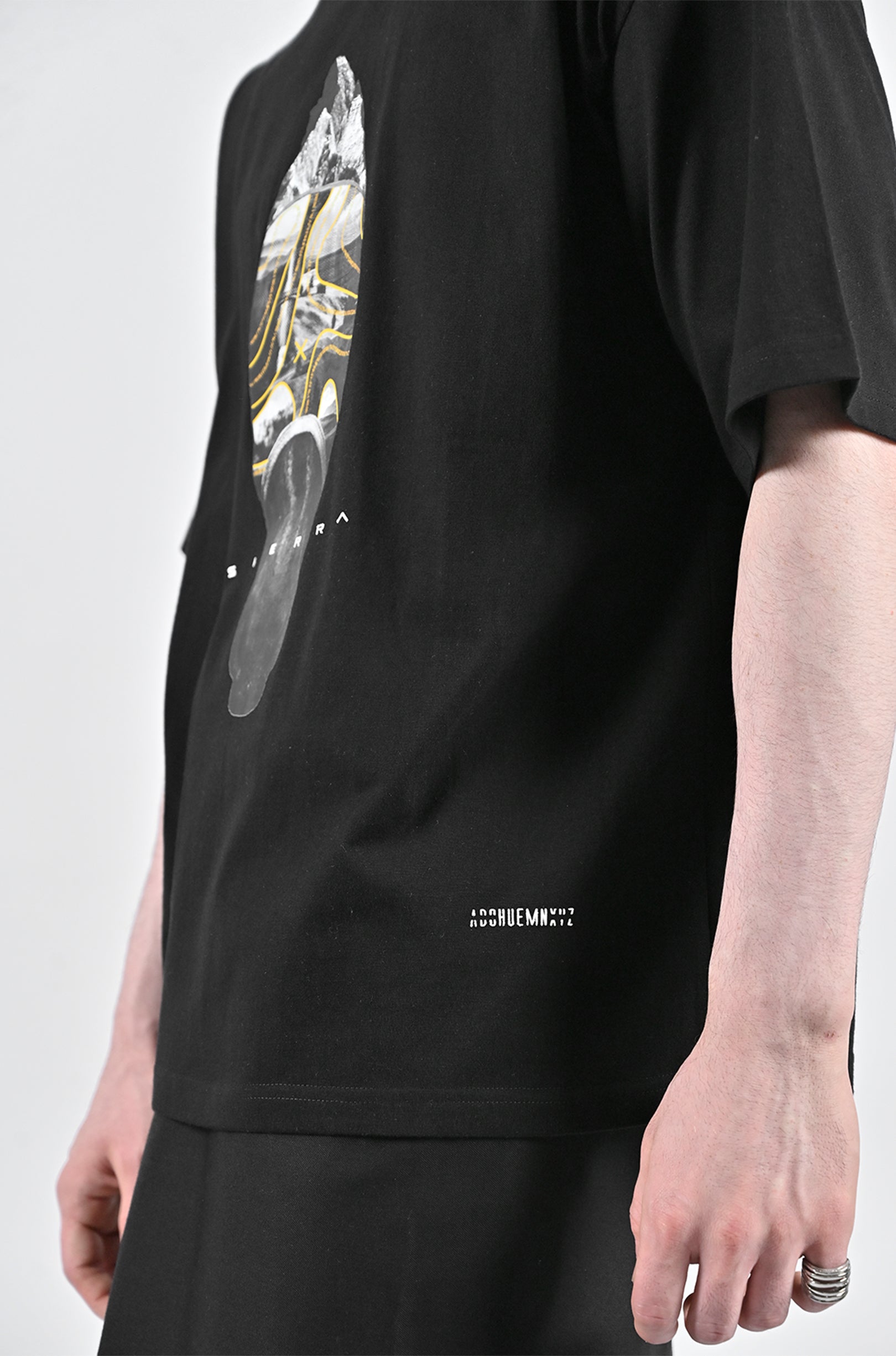 Tata Sierra x HUEMN horse-printed t-shirt