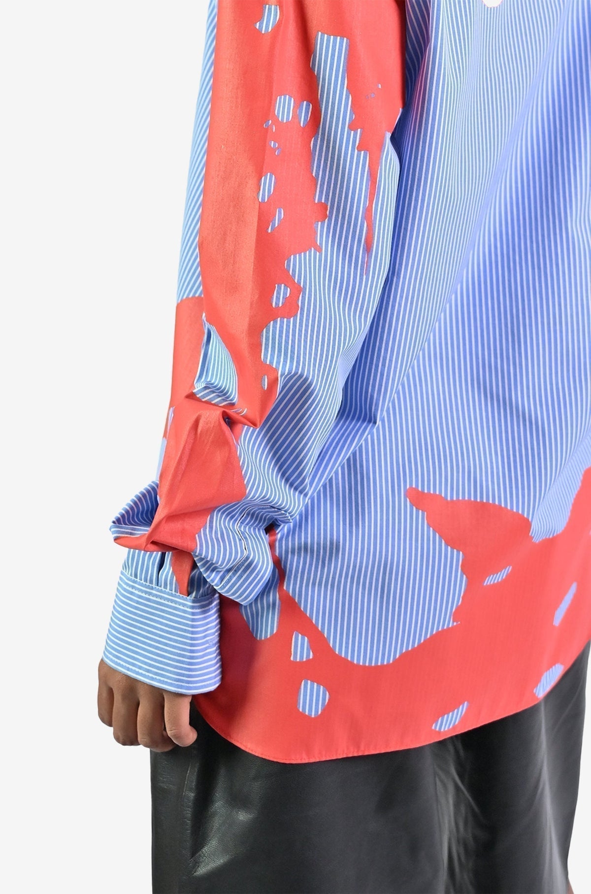 HUEMN flesh shirt - Pinstriped