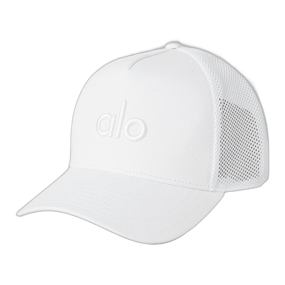 alo District Trucker Hat - White/White