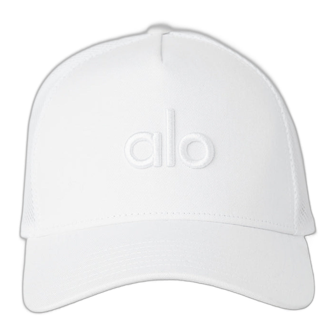 alo District Trucker Hat - White/White