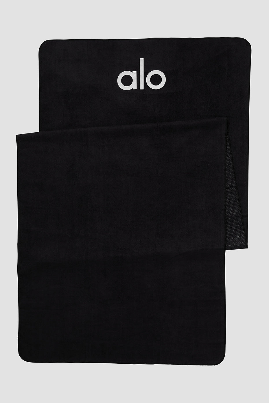 alo Grounded No-Slip Towel - Black