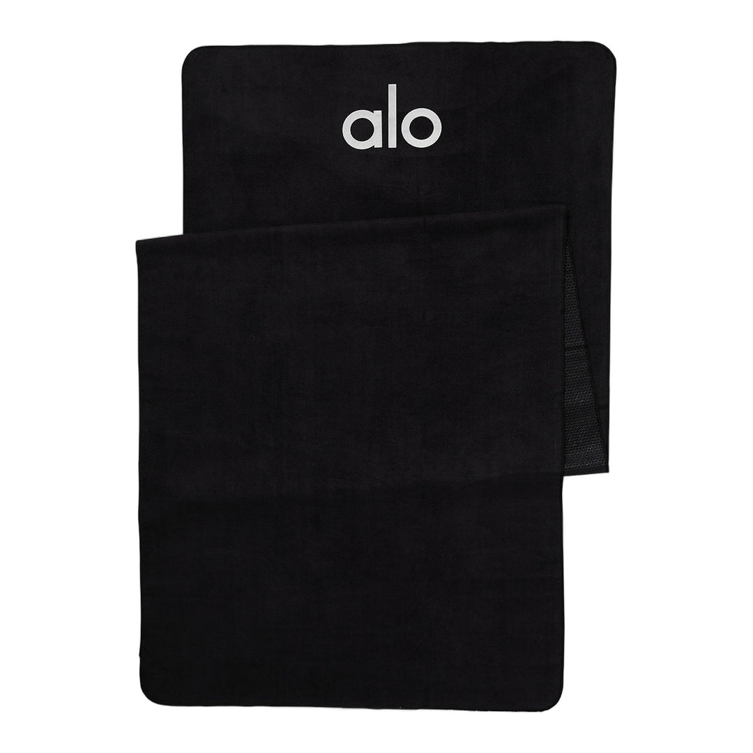 alo Grounded No-Slip Towel - Black