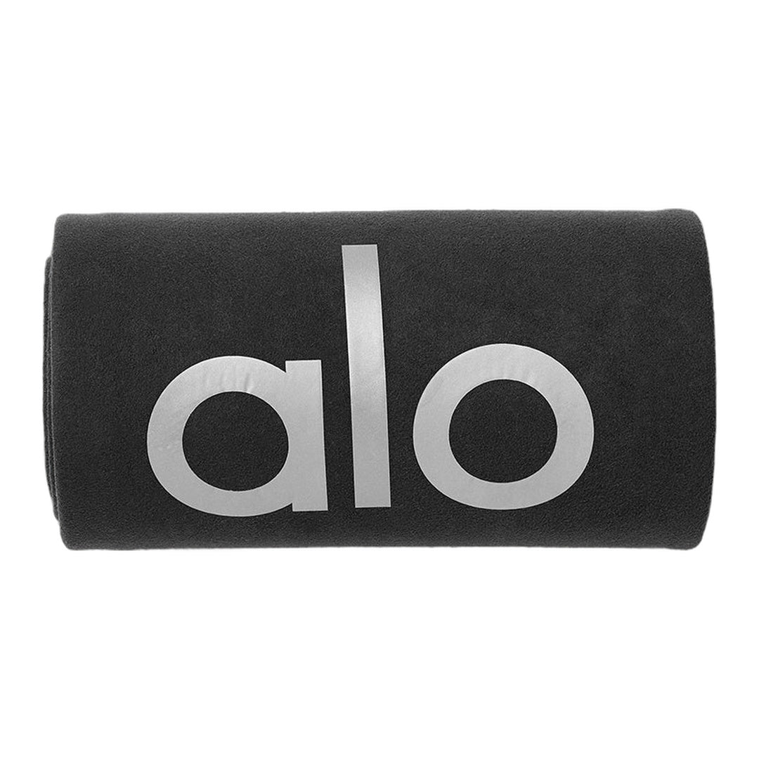 alo Grounded No-Slip Towel - Black