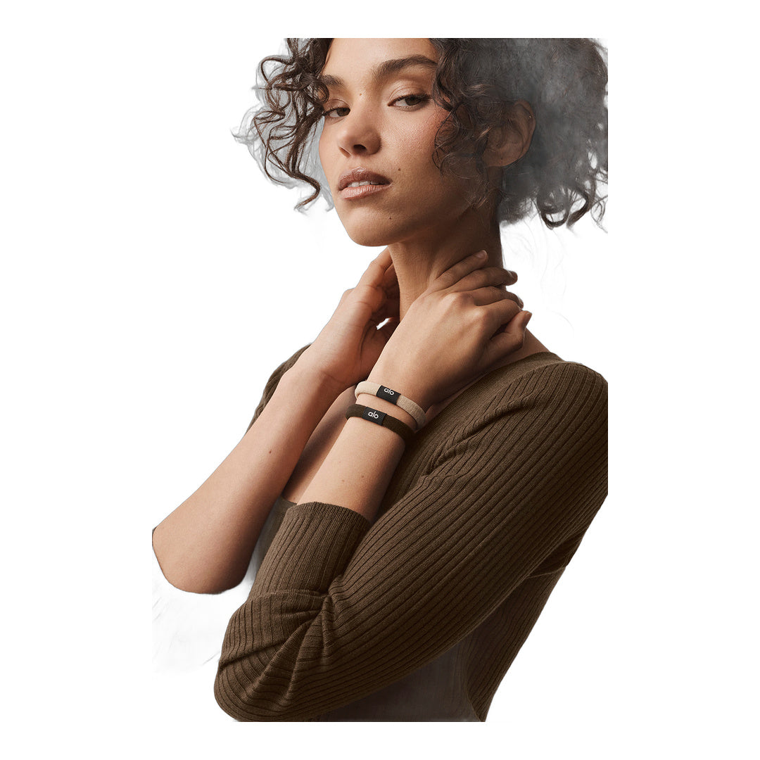 alo Untangled Hair Tie (6-Pack) - Beige/Espresso