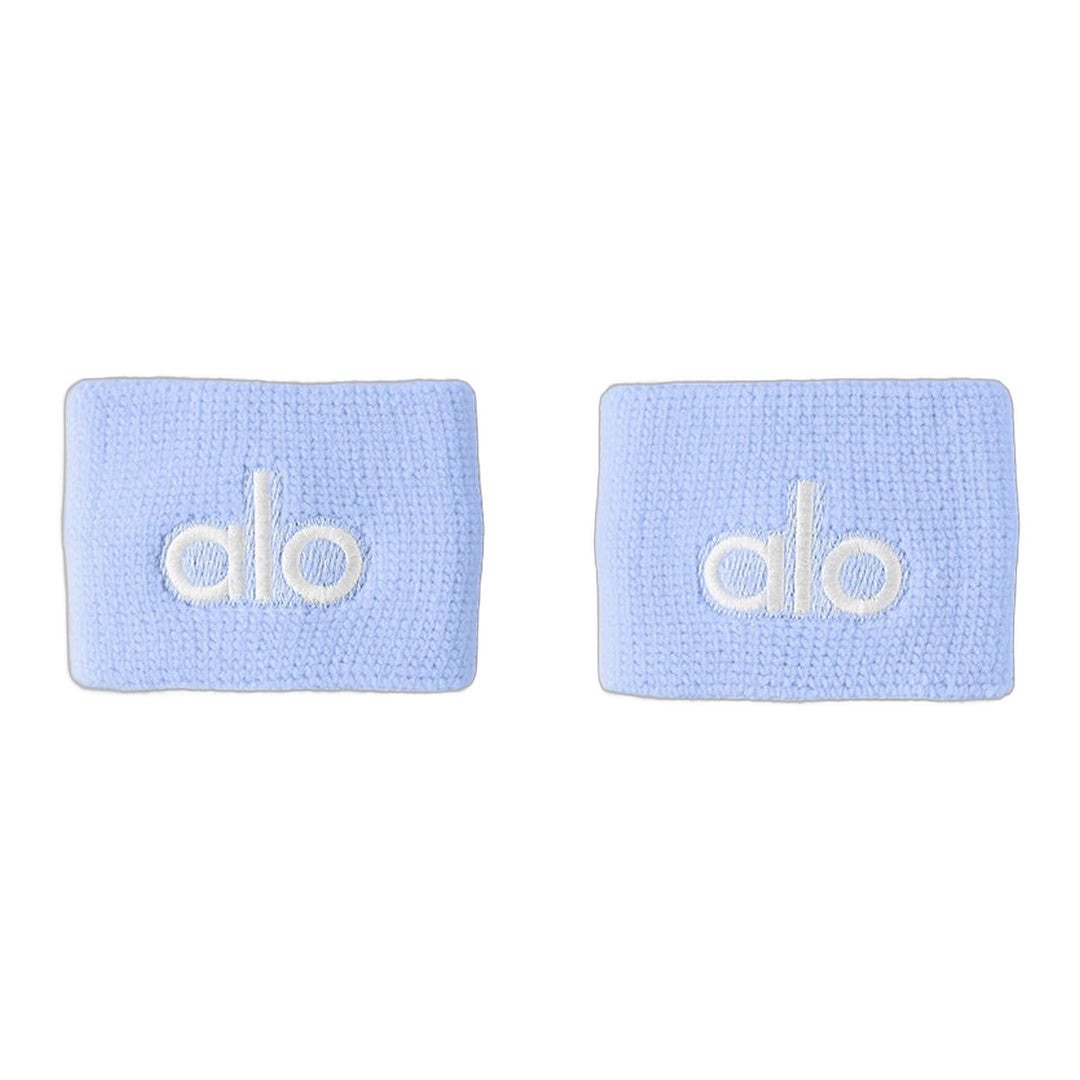 alo Glow Wristband (2-Pack) - Light Provence Blue/White