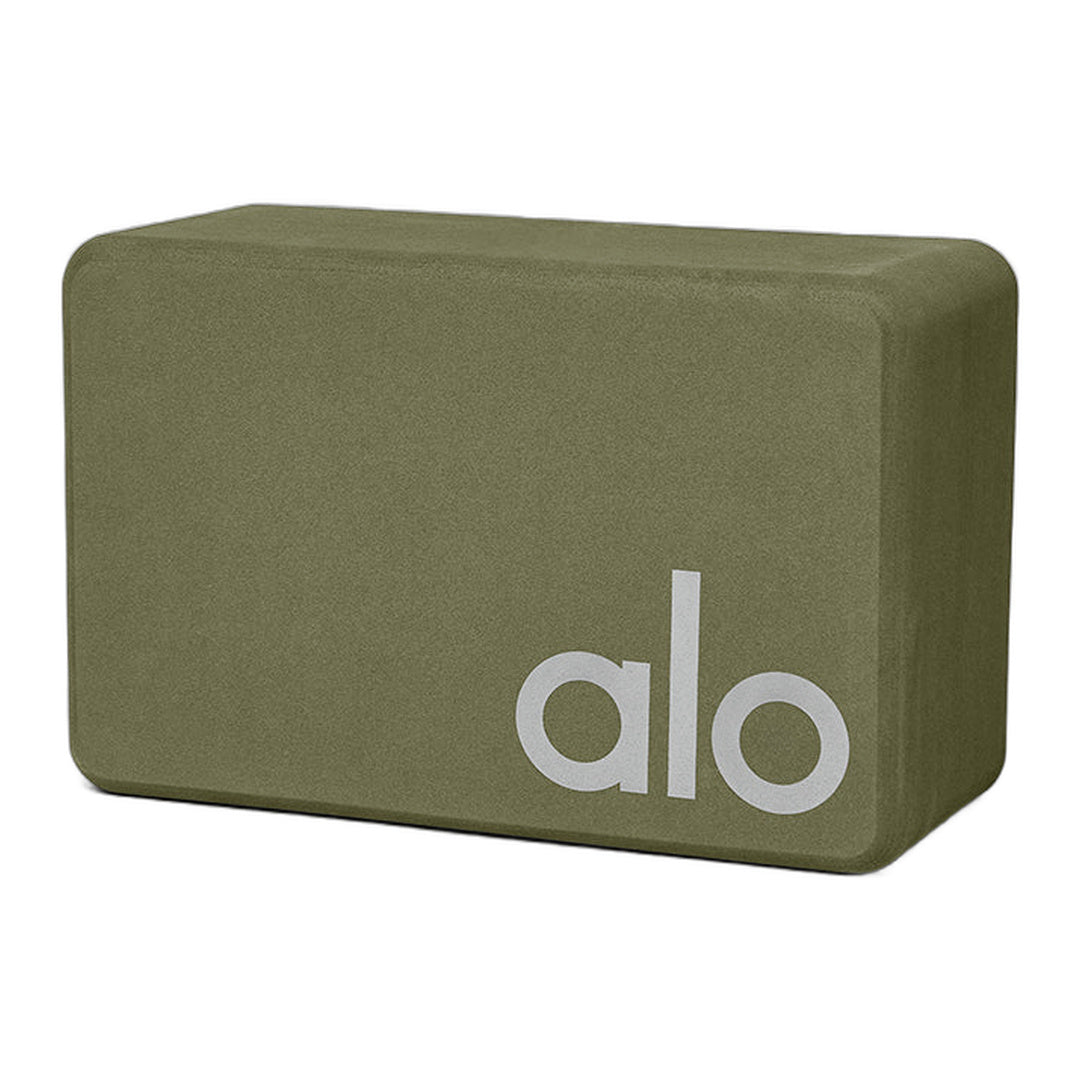 alo Uplifting Yoga Block - Jungle/Silver